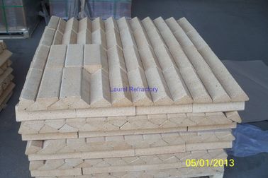 Industrial High Alumina Refractory Insulation Fireproof Fire Clay Brick Sk32 / Sk34 / Sk36 For Fireplace