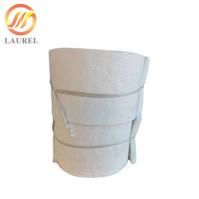 Insulation thermal shock resistance high temp Refractory Ceramic Fiber Blanket For Steel / Iron Furnace
