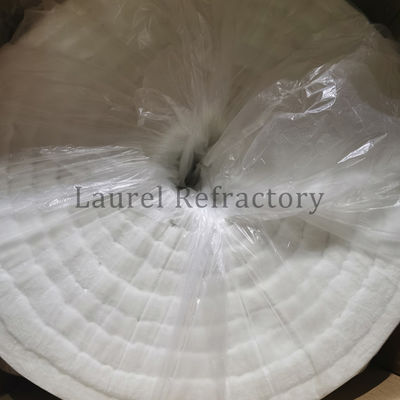Insulation thermal shock resistance high temp Refractory Ceramic Fiber Blanket For Steel / Iron Furnace