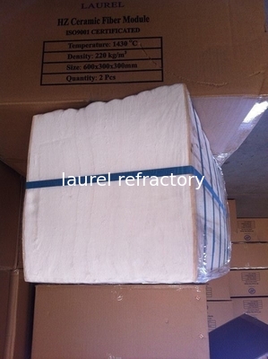 Thermal Insulation Heat Resistant Ceramic Fiber Modules 300Mm For Fireproof Lining
